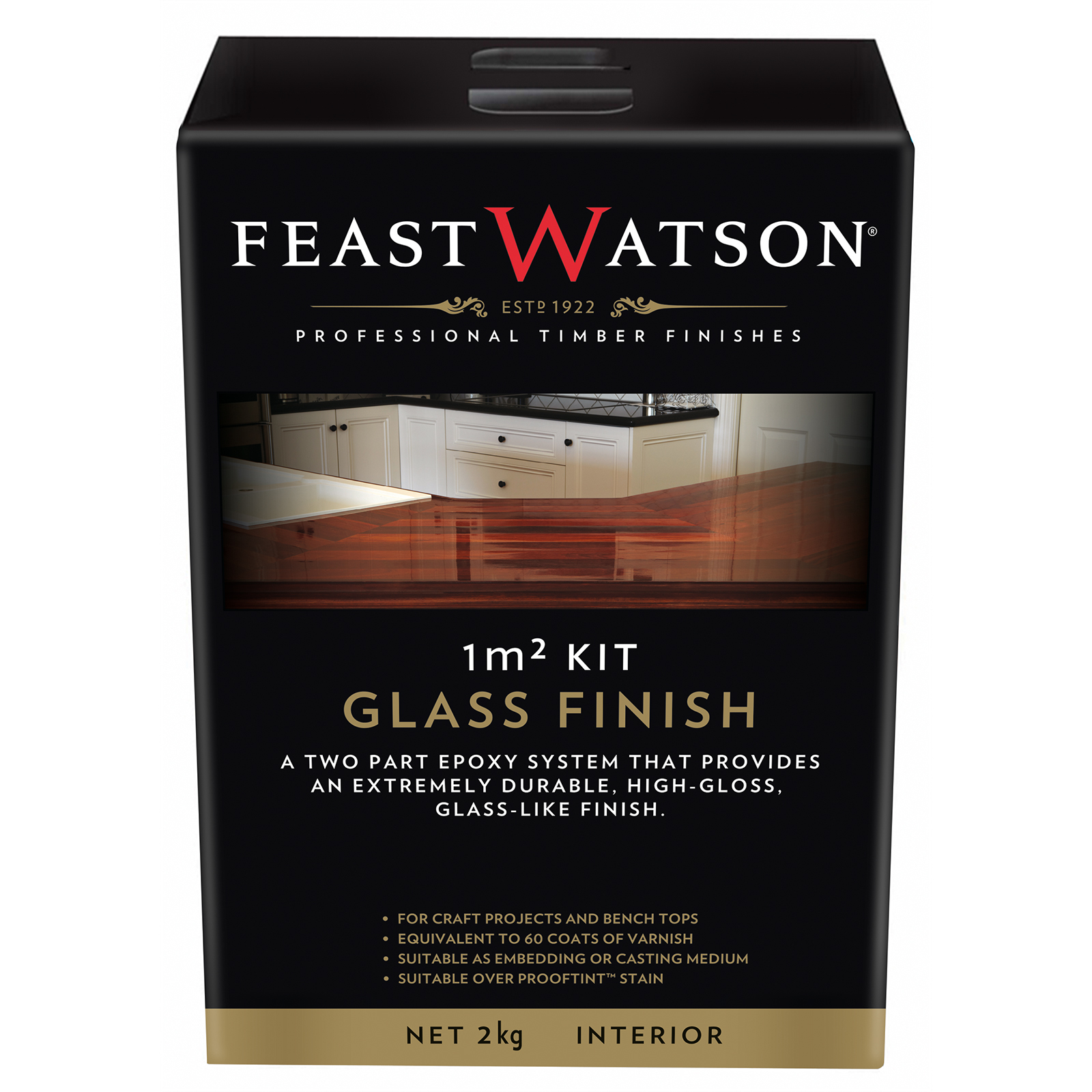 Glass Finish Liquid Epoxy Resin for Timber Feast Watson NZ