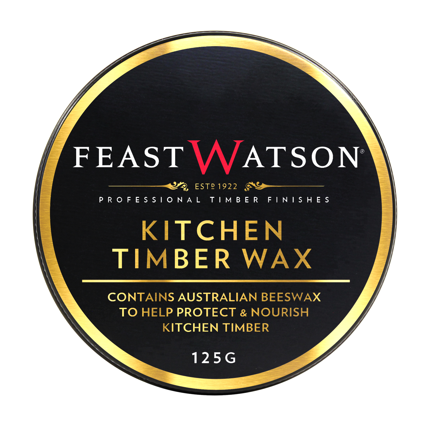FW Wax Kitchentimber 125G Tin Top RGB