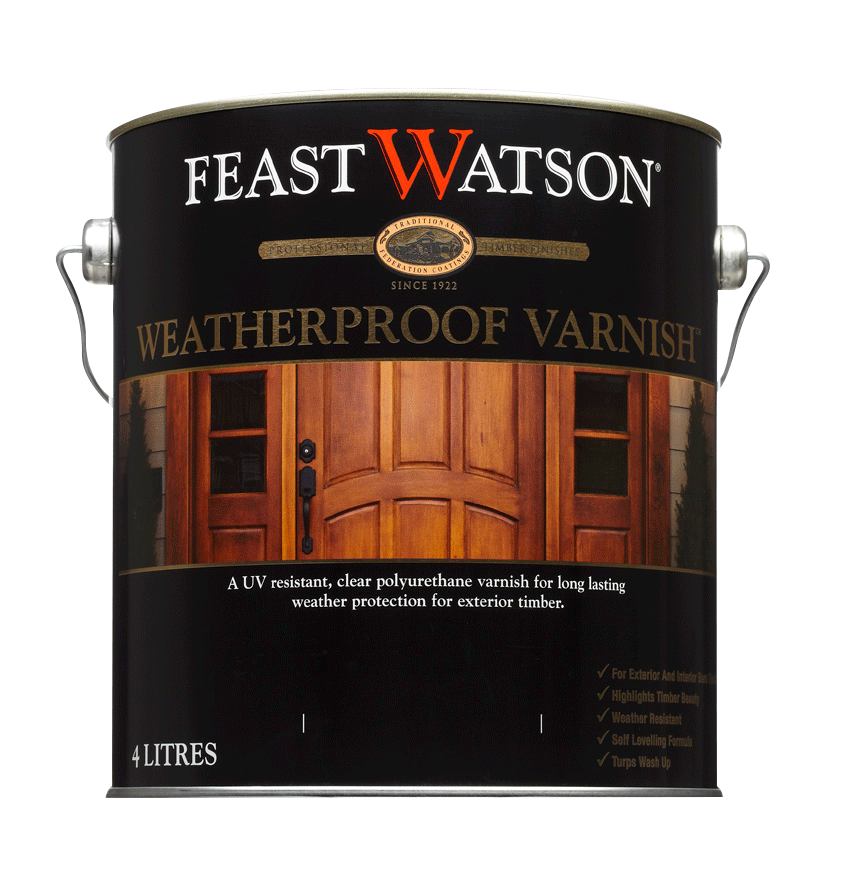 Weatherproof Varnish Exterior Polyurethane Varnish Feast Watson NZ