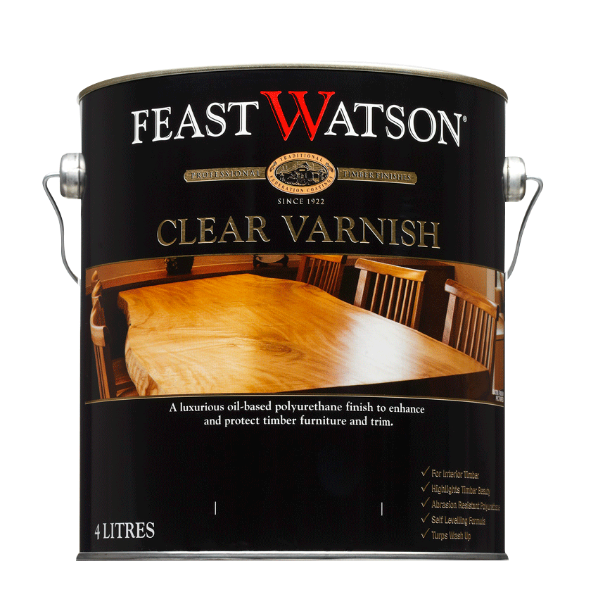 Clear Timber Varnish Polyurethane Varnish Feast Watson NZ
